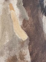 Ancien tableau portrait homme nu antique sculpture dans l'atelier Jean Terles - Miniature 3