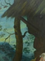 Rare tableau ancien portrait religieux flamand Pieter Snyers Saint Antoine Paul - Miniature 5