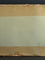 Beau tableau ancien rue de Paris animée Art Déco l'hiver Cesar Bron Vlaminck - Miniature 2