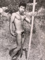 Ancienne photo portrait homme nu René Domine Mr Côte d'Azur 1965 Jean Ferrero - Miniature 6