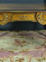 Ancien bureau plat ministre Charles Cressent Louis XV bronze doré espagnolettes - Miniature 12