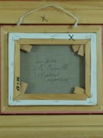 Tableau ancien Kaprielian bord de rivière animé la Seine Normandie Arménie HST - Miniature 9