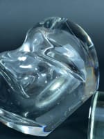 Rare cendrier boule cristal signé Daum 1950 déco design vintage ashtray Daum - Miniature 6