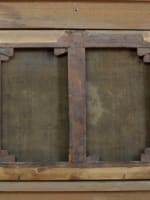 Beau tableau ancien vue de village chaumière ciel Adolphe Hervier Normandie XIXe - Miniature 10