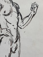 Dessin ancien portrait homme nu debout Jan Jacob Ten Kate II (1883-1969) - Miniature 4