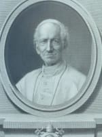 Rare gravure religieuse gravure 19e pape Léon XIII par Morse, éditeur Bulla - Miniature 3
