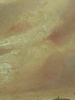 Tableau ancien marine Théodore Gudin paysage Nord pêcheur ciel orage cadre XIXe - Miniature 7