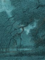 Ancien dessin paysage forêt Barbizon Fontainebleau Brunet Houard XIXe - Miniature 3