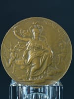 Médaille de table "Au Mérite" par Chaplain / Dubois Art Ménagers Toulouse bronze - Miniature 1