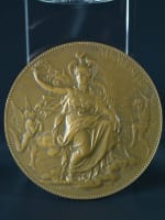 Médaille de table "Au Mérite" par Chaplain / Dubois Art Ménagers Toulouse bronze - Miniature 6