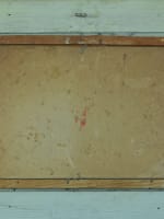 Tableau ancien nature morte bouquet fleurs Vera de Landchevsky encadré - Miniature 6