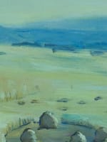 Tableau ancien orientaliste les moissons Algérie Mitidja Alger Andrée Connée - Miniature 2