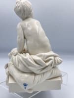 Ancienne statue porcelaine portrait d'enfant Boizot Sèvres Capo di Monte - Miniature 4