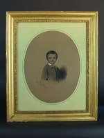 Dessin ancien portrait enfant comte Gabriel de Ramel Alès Gard Pierre Senties - Miniature 2