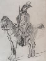 Ancien album de dessin, album amicorum signé M. D'Arlincourt Bretagne Normandie - Miniature 9