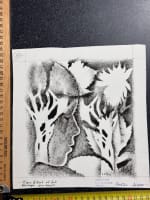 Ancienne gravure 1973 signée André Goezu enfant et maison Judaïca école de Paris - Miniature 5