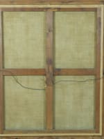 Beau tableau ancien intérieur portrait homme chevalière notable à son bureau - Miniature 12