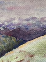 Ancien dessin paysage de montagne le col de Port sommet été Mattéo Brondy - Miniature 2