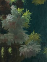 Grand tableau ancien Alexandre Serres Toulouse nature morte vase Dahlia œillets - Miniature 5