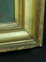 Grand tableau ancien Alexandre Serres Toulouse nature morte vase Dahlia œillets - Miniature 11