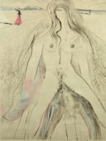 Salvador Dali gravure érotique La Vénus aux fourrures Sacher Masoch surréalisme - Miniature 1