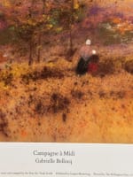 Ancien tirage limité 1989 Gabrielle Bellocq Campagne à Midi impressioniste - Miniature 2