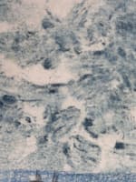 Ancien petit pastel impressionniste Gabrielle Bellocq marine bateaux ciel - Miniature 2