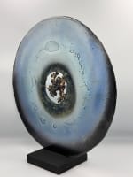 Disque pâte de verre bronze contemporain artiste sculpteur Charles André Acquier - Miniature 5