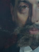 Tableau ancien portrait d'homme dandy blason aristocrate bacchantes sv G. Boldini - Miniature 6