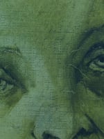 Sam Ringer tableau moderne portrait d'homme expressionniste 1950 peinture HST - Miniature 7