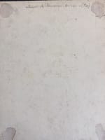 Ancienne aquarelle école pyrénéenne chemin Ariège Ax Bonascre 1920 montagne - Miniature 5