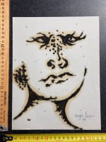 Ancien dessin Meyer Lazar portrait jeune homme école de Paris Judaïca - Miniature 4