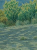 Ancien dessin Henri Rivière paysage La Drôme Buis-les-Baronnies Genêts Oliviers - Miniature 6