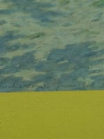 Ancien dessin Henri Rivière paysage La Drôme Buis-les-Baronnies Genêts Oliviers - Miniature 7