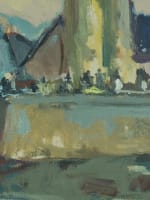 Tableau ancien breton église Saint-Michel-de-Grève cimetière marin Bertoin 1950 - Miniature 6