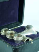 Ancien étui otoscope Arnold & Sons ORL oreille médecine XIXe médical étui - Miniature 3