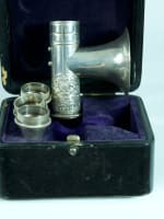 Ancien étui otoscope Arnold & Sons ORL oreille médecine XIXe médical étui - Miniature 4