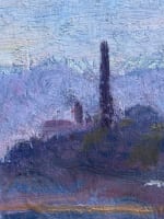 Tableau ancien la Seine à Paris Javel Meudon impressionniste Ed. Sigrist 1900 - Miniature 8