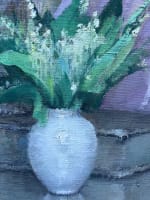 Tableau ancien nature morte muguet Louis Segala art déco impressionniste - Miniature 3