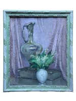 Tableau ancien nature morte muguet Louis Segala art déco impressionniste - Miniature 6
