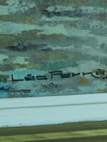 Léo Pernes ancien tableau art déco marine Bretagne le port de Concarneau HST - Miniature 7