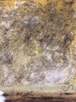 Ancien dessin pastel impressionniste élégante en bord de mer Gabrielle Bellocq - Miniature 7