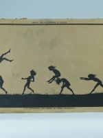 Karl Diefenbach ancienne gravure art nouveau symboliste silhouette enfant 1900 - Miniature 3