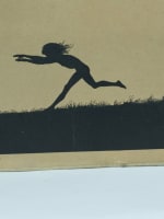 Karl Diefenbach ancienne gravure art nouveau symboliste silhouette enfant 1900 - Miniature 7