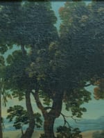 Tableau ancien paysage italien ruine romaine antique animé sv Jan Asselijn XVIIIe - Miniature 7