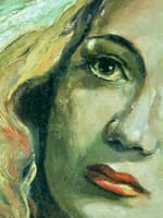 Tableau moderne portrait jeune femme blonde 1950 Pin Up Cinema Schmidt Harcourt - Miniature 7