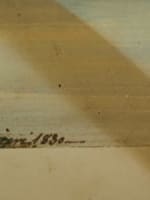 Tableau ancien aquarelle Ciceri paysage Pyrénées animé aquarelle 1830 Isabey - Miniature 7