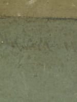 Tableau ancien aquarelle Ciceri paysage Pyrénées animé aquarelle 1830 Isabey - Miniature 11