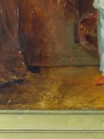 Ancien tableau romantique Ary Scheffer portrait pape Clément jésuites histoire - Miniature 10