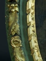 Ancien tableau portrait de femme courtisane XVIIe entourage François de Troy cadre - Miniature 9